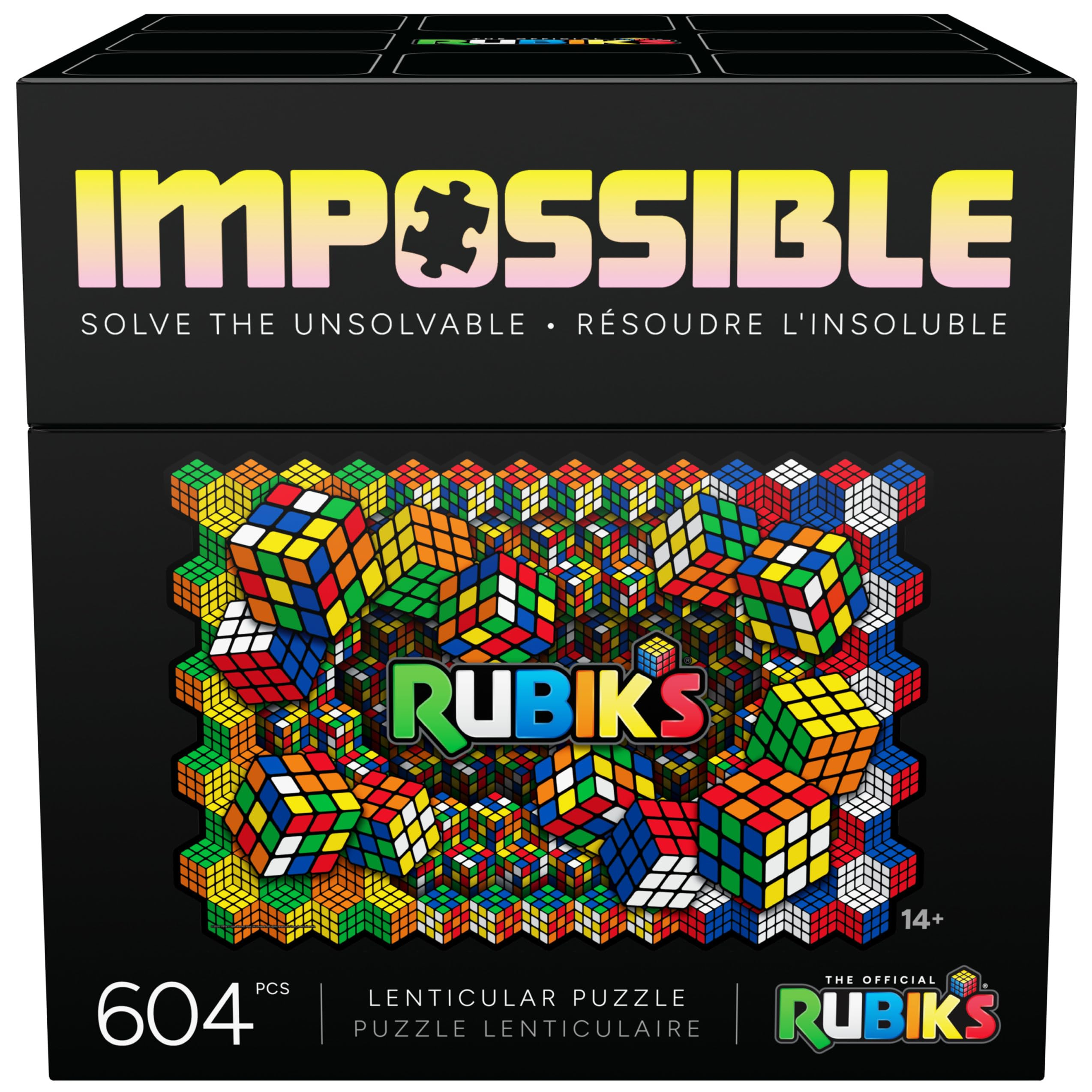 Rubik 's Cube, Puzzle Imposible, Puzzle Lenticular de 604 Piezas