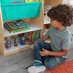 KidKraft-Almacenamiento de bolsillo Estantería para niños, muebles infantiles, color natural, (20309)