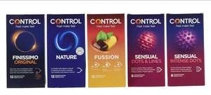 Control Pleasure Mix Pack Ahorro de Preservativos, 48 Unidades (5 cajas)