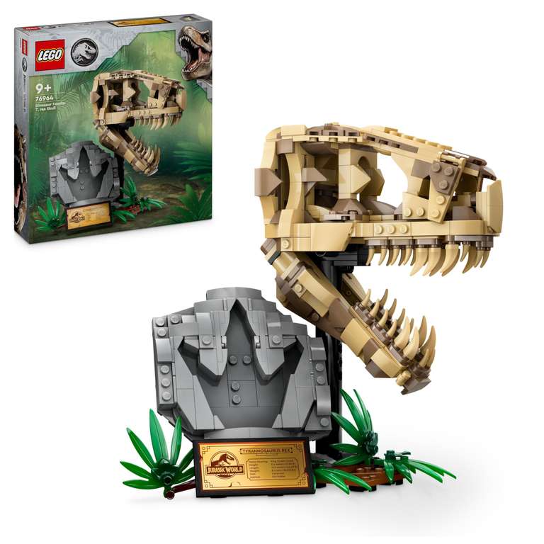 LEGO Jurassic World Fósiles de Dinosaurio: Cráneo de T. rex