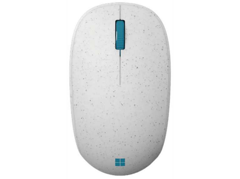 Ratón inalámbrico - Microsoft Ocean, 1000 ppp, Bluetooth, Blanco/Azul