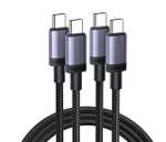 UGREEN 2Pack 2M Cable USB C 240W Carga Rápida PD 3.1, Type C Trenzado Nylon Carcasa de Aluminio