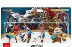Amiibo Nintendo Set Zelda 4 figuras: Urbosa, Revali, Mipha, Daruk
