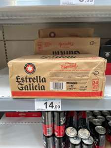 Estrella Galicia latas 24x33 a 14,09€ - Carrefour Dos Hermanas