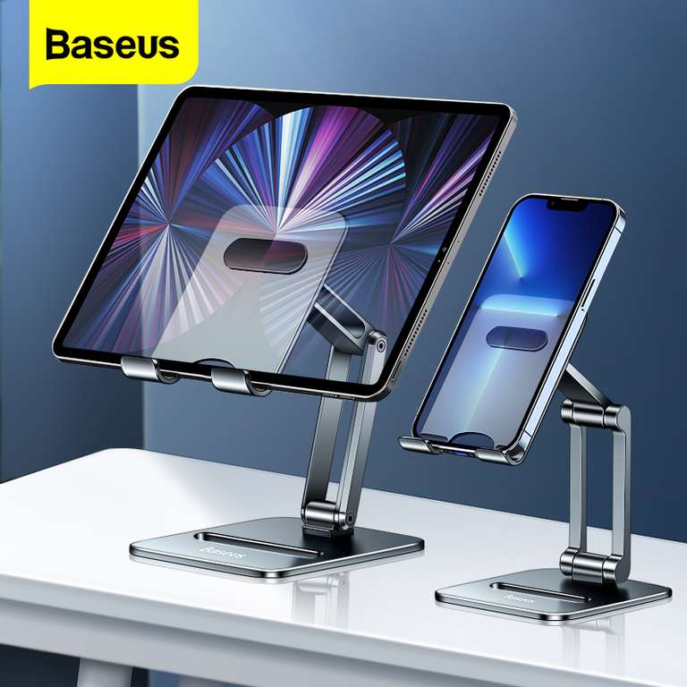 Baseus - Soporte de escritorio para teléfono móvil (Tablet por 27,48€)