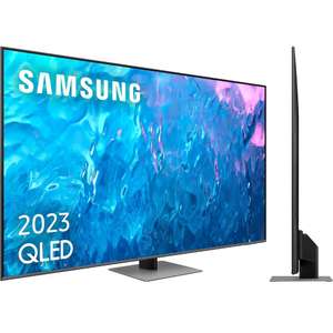 SAMSUNG TV QLED 4K 2023 55Q77C - Smart TV de 55" con Procesador QLED 4K, Motion Xcelerator Turbo+ + Instalación y puesta en marcha
