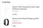 Xiaomi Band 8 + Cargador Xiaomi 33w (Con mi points 15€)
