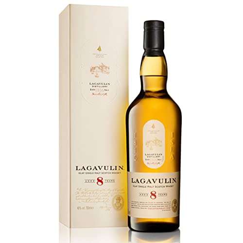 Lagavulin 8, whisky escocés single malt, 700 ml