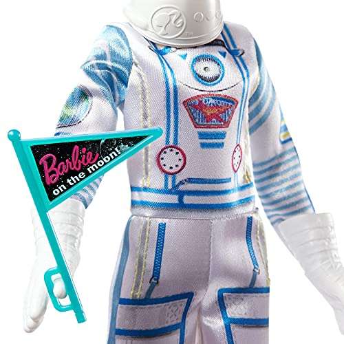 Barbie Astronauta, Muñeca con accesorios, traje y casco espacial