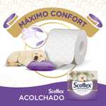 Scottex Acolchado Papel Higiénico 63 rollos con 3 capas de confort y suavidad