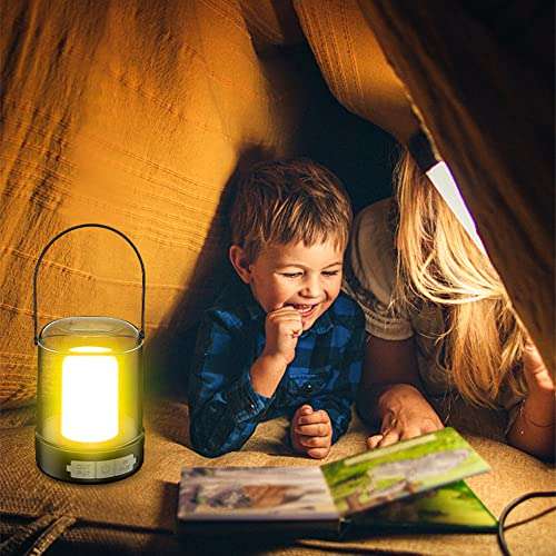 Luz portatil acampada