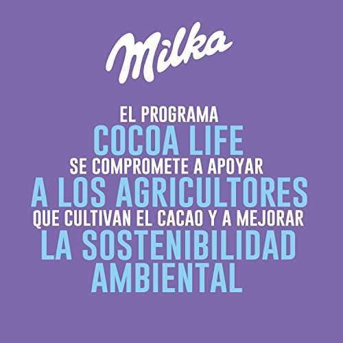 9 tabletas Milka Tableta de Chocolate con Leche de los Alpes. 3x Pack Ahorro 3 x 100g. 0'67€/ud