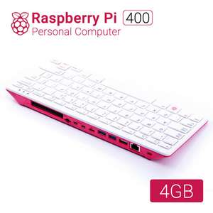 Raspberry Pi 400 (incluye Raspberry Pi 4 en formato adaptado al Teclado UK, 4GB RAM)