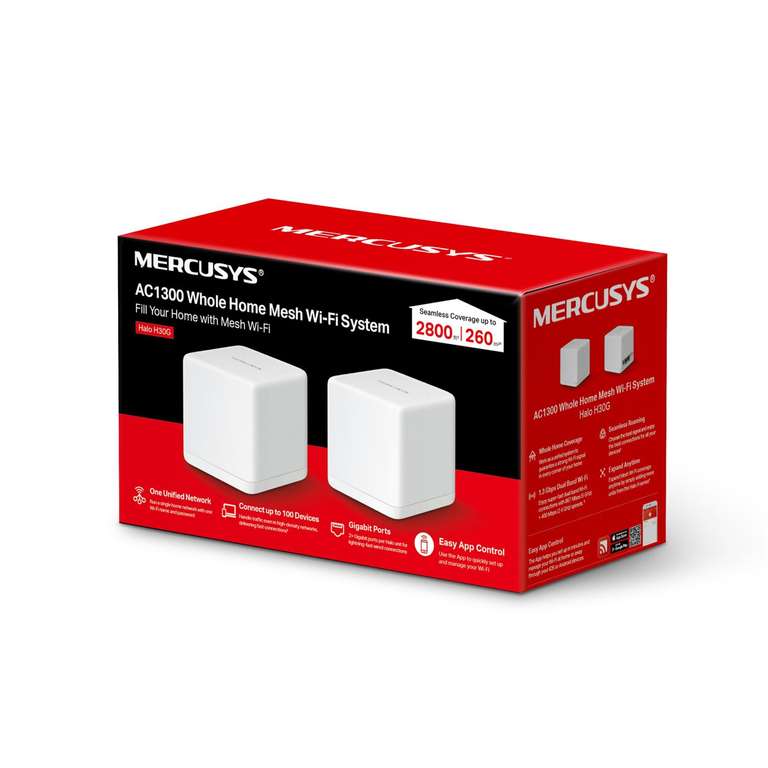 Mercusys H30g 2 pack Gigabit AC1300