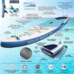 Aqua Spirit iSUP - Tabla de Surf Hinchable con Mochila, Correa, Rema, Cambiador y Funda Impermeable
