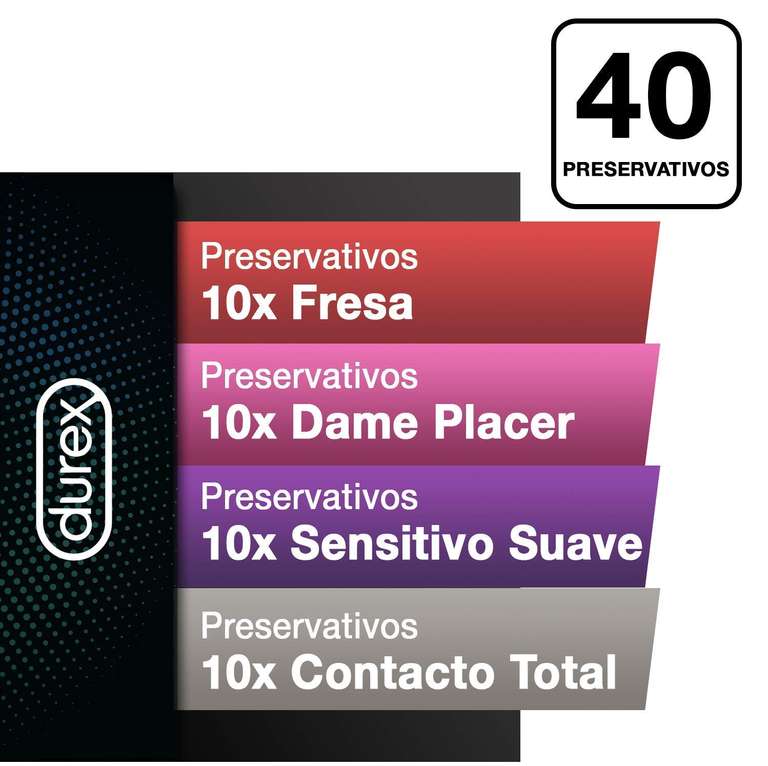 Durex Fun Explosion - 40x Preservativos Mixtos