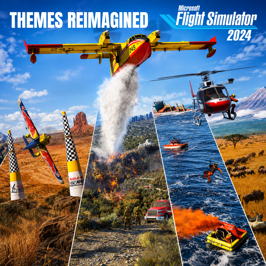 GRATIS :: Microsoft Flight Simulator Suite: Themes Reimagined | STEAM