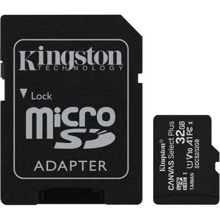 Micro SD Kingston Canvas Select Plus 32GB con Adaptador SDs.biU1