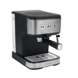 Cafetera Express Princess 249441 Compatible Nespresso, 850 W, 20 Bar, 1.5 L, Función 2 Tazas, Negro/Plata