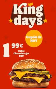 Doble Cheeseburger BBQ por sólo 1,99€