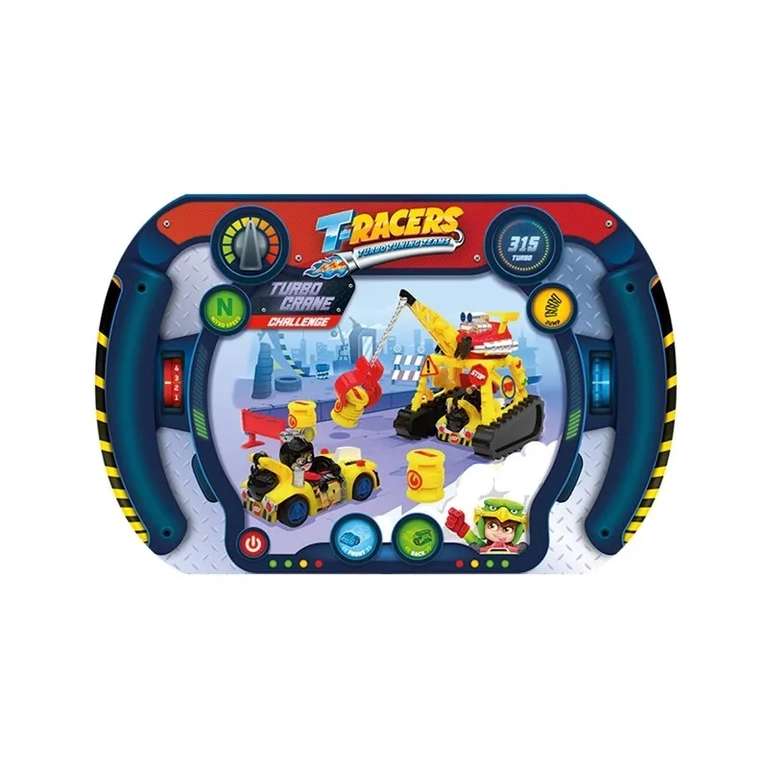 Playset T-Racers Turbo Crane