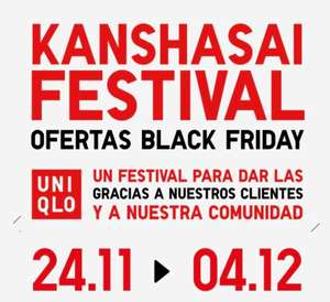 ¡Black Friday en Uniqlo! Ofertas en ropa para hombre, mujer o niños.