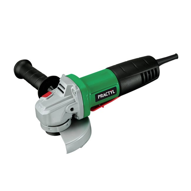 Amoladora De Ángulo Con Cable PRACTYL 500W Disco 115mm Con Protección Y 5 Años De Garantía