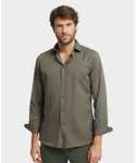 Camisa Hombre 100% Algodón Ecológico, en muchos colores