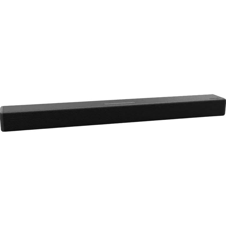 Barra de sonido Peaq PSB 150 con Bluetooth, 30W, 2.0 Canales, USB, AUX, Control remoto en color negro.