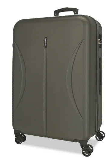 Maleta Mediana Roll Road Formentera 65cm Rígida (56L, 4 ruedas dobles 360°, ABS, candado lateral, viaje semanal, varios tonos, en Carrefour)