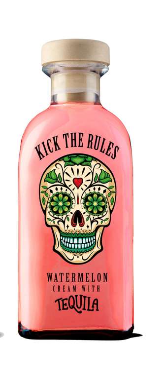 2x KICK THE RULES - Crema de Sandia con Tequila - 15º - Botella de 0,7L - Tequila de Sandia. 7'24€/ud (otro en desc)