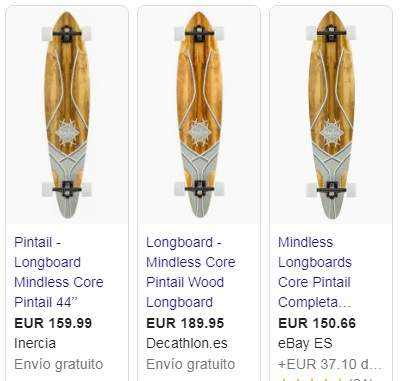 Mindless Longboard Set Completo Core Pintail 44 inch Natural 