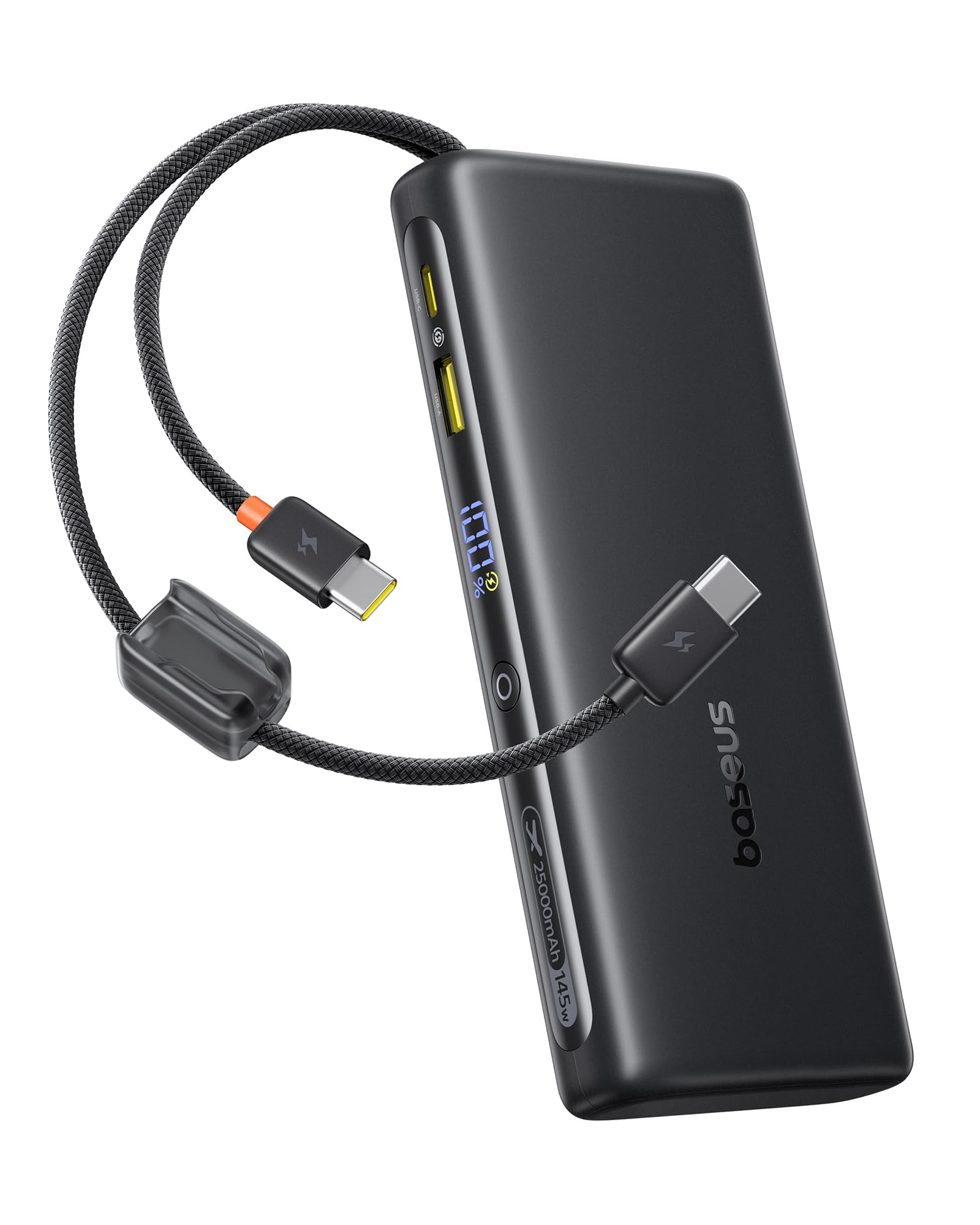 Baseus FC41 145W (100w + 45w) 25000mAh Powerbank - 2 cables USB-C integrados