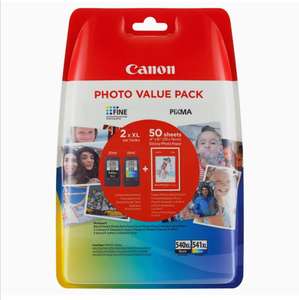 Canon PG-540XL+CL-541XL Cartuchos tinta BK+Tricolor XL