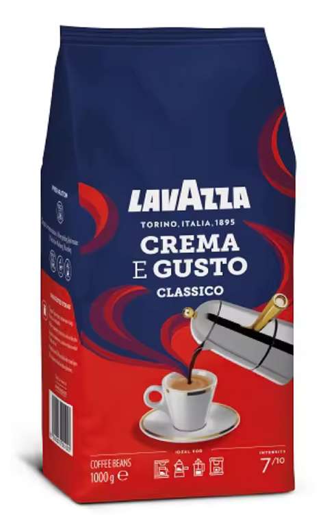Café en grano Lavazza- Espresso Italiano Cremoso