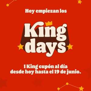 King days Burger King (Hoy The King Huevo 4,95€)
