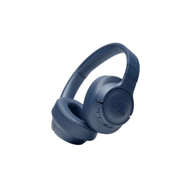 Auriculares inalmbricos - JBL T710BT, De diadema, Bluetooth 5.0, Hasta 50 horas, JBL Pure Bass, Azul