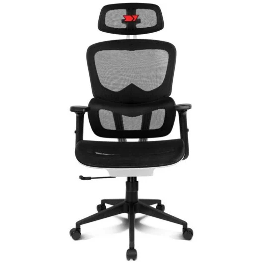 Drift DRAIR200 Mesh Silla Gaming Ergonómica Transpirable y Regulable Negra/Blanca (MINIMO HISTÓRICO)