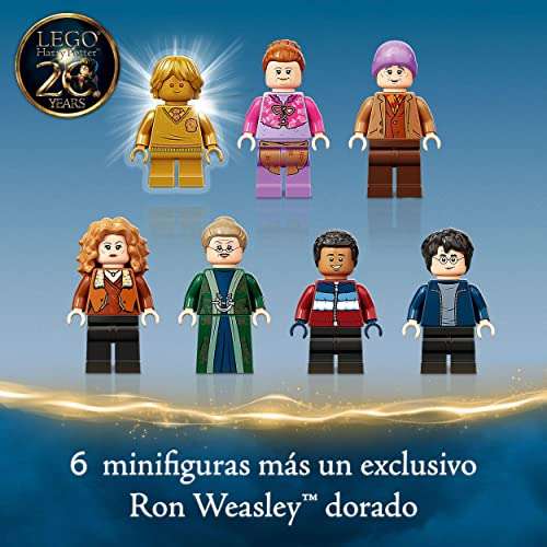 LEGO 76388 Harry Potter Visita a la Aldea de Hogsmeade, Las Tres Escobas, Juguete 20 Aniversario