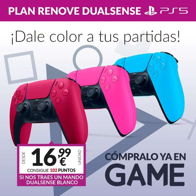 Plan Renove Mandos DualSense Seminuevos PS5 GAME