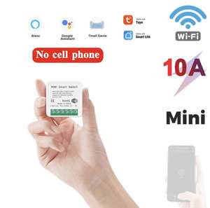 1x Smart WiFi Interruptor De Luz Inteligente Remoto 10A