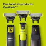 Philips OneBlade 360, Cuchillas de Repuesto Originales, Compatible con todos los Philips OneBlade, Pack de 2 unidades, QP420/60