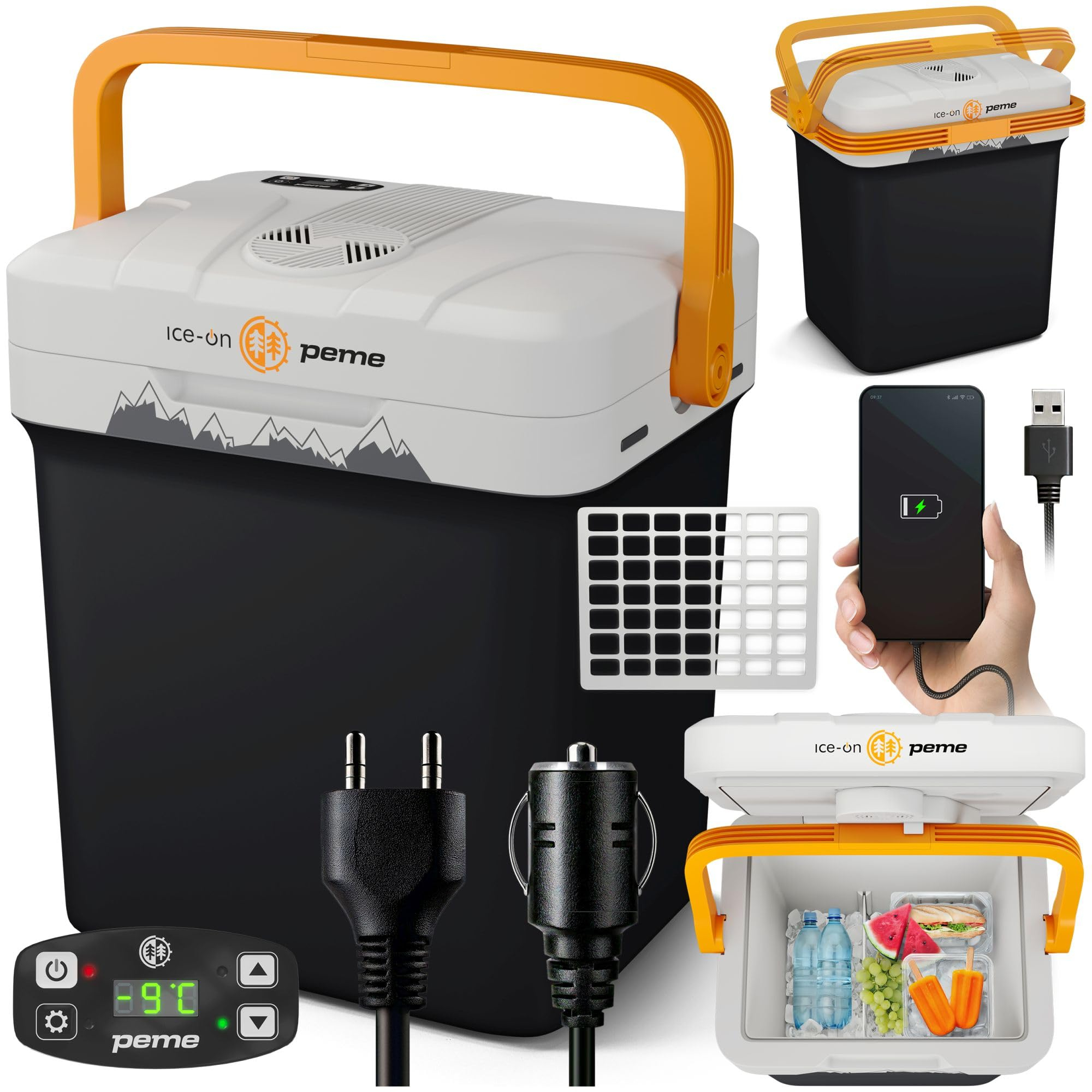 PEME – Nevera Portátil Eléctrica 22,9 L (12V / 230V)
