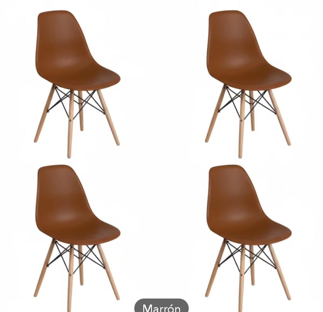 Pack de 4 sillas nórdicas