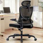 HUANUO Silla de Oficina Ergonómica, Silla Escritorio de Respaldo Alto con Soport Lumbar