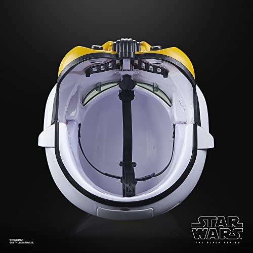Star Wars The Black Series - The Mandalorian - Artillery Stormtrooper - Casco electrónico Premium - Artículo de colección para Juego de rol.