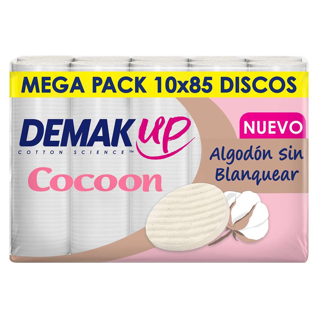 Discos Algodón Desmaquillantes, Demak'Up, máxima higiene.