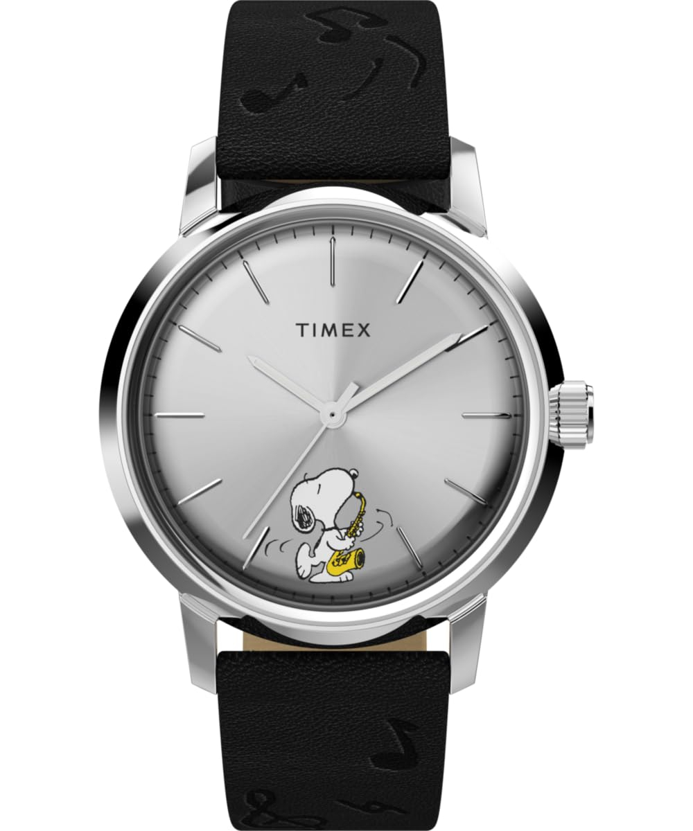 Reloj automático Timex x Peanuts Marlin 40mm "Snoopy Saxophonist"