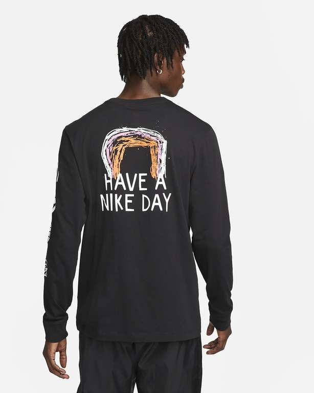 Camiseta Manga Larga Nike Have A Nike Day Hombre ( Varias Tallas ) Envío Gratuito Miembros FLX.