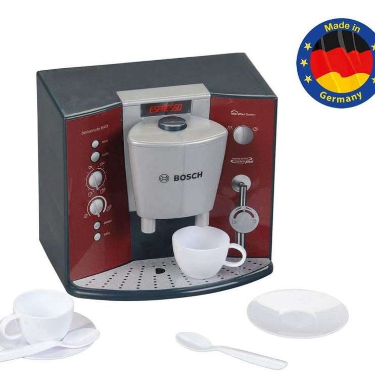 Theo Klein 9569 Cafetera con sonido Bosch I Cafetera expreso a pilas con  sonidos realistas I Juguete para niños a partir de 3 años » Chollometro